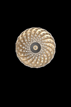 TR5 kinkiet, szczotkowane alu/złoto, 60 x 20 cm