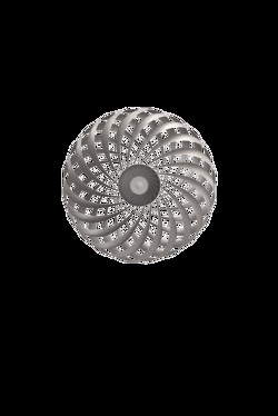 TR5 kinkiet, szczotkowane aluminium/srebro, 60 x 20 cm