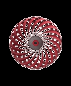 TR5 kinkiet, brzoza/czerwony, 60 x 20 cm