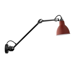 Lampe Gras No 304 L40 kinkiet, czarny/czerwony