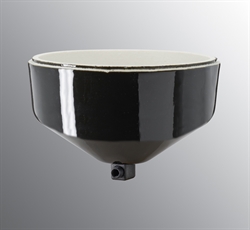 Część zamienna: Ifö rozeta sufitowa porcelanowa Ø110/H61mm, czarna, IP20