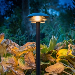 Zewnętrzna lampa ogrodowa DL20, czarna