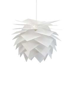 Pineapple D45 lampa wisząca, biała