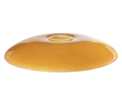 PH 2/1 dolny klosz, bursztynowe szkło