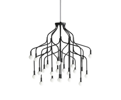 Vekst large żyrandol, czarny