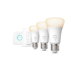 Philips Hue White zestaw startowy 9,5W LED E27 (3-szt.)