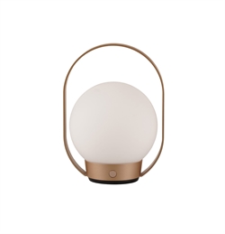 Palla T1 lampa bateryjna / lampa stołowa, latte
