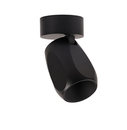 Facet W70 lampa sufitowa/spot, czarna