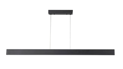 Lampa wisząca Flora, czarny jesion