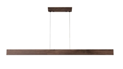 Lampa wisząca Flora, orzech