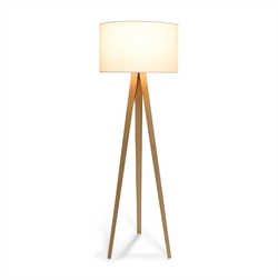 Lampa podłogowa Silvanus, jesion