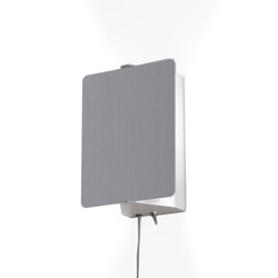 Applique À Volet Pivotant, biały aluminium