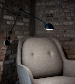 AQ01 kinkiet, czarny