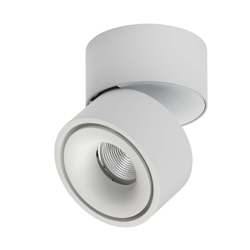 Easy W100 DTW Build On LED spot, biały z otworem na przewód