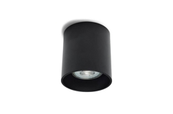 TUBE lampa sufitowa GU10, czarna