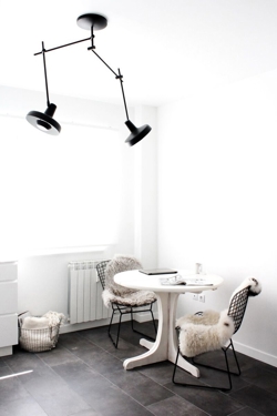 Arigato lampa sufitowa podwójna, czarna