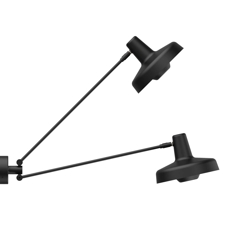 ARIGATO kinkiet Palace podwójny, czarny