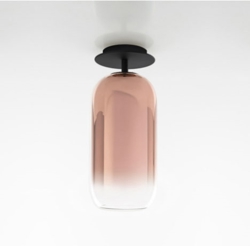 Gople lampa sufitowa, czarna/miedziana