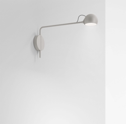 Ixa kinkiet hardwired, szaro-biały