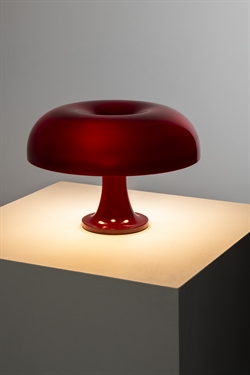 Lampka stołowa Nessino, ruby red