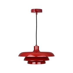 Ava lampa wisząca Ø31, ciemnoczerwona