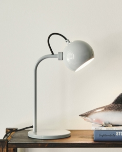 Ball Single lampa stołowa, błyszczący jasnoszary (christmas)