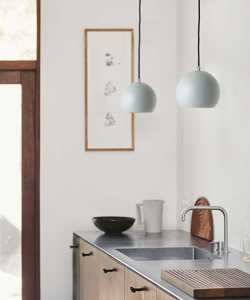 Ball Pendel Ø18, mat aqua green