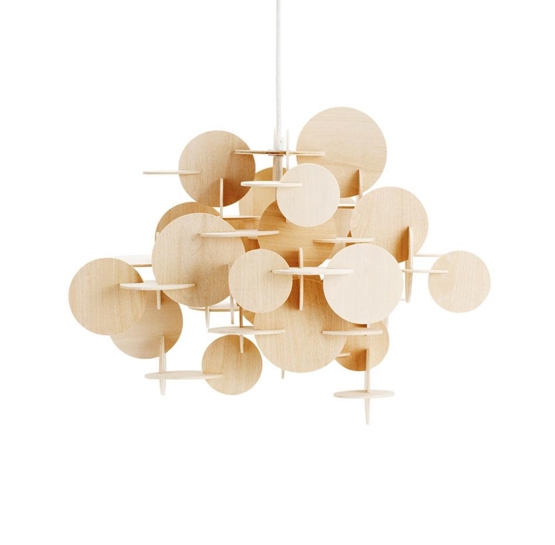 Bau lampa wisząca - Mała, Naturalna