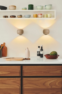 Belir kinkiet, brązowy