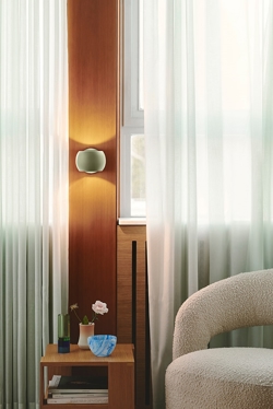 Belir kinkiet, przygaszony zielony