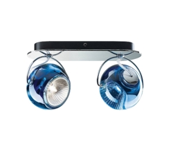 Beluga 2 kinkiet/plafon, niebieski