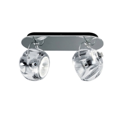 Beluga 2 kinkiet/plafon, przezroczysty