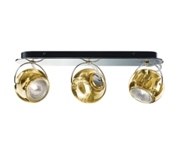 Beluga 3 kinkiet/plafon, bursztyn