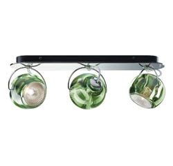 Beluga 3 kinkiet/plafon, zielony