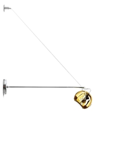 Beluga kinkiet na ramieniu, bursztyn