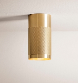 Thorup Copenhagen Patrone natynkowy spot sufitowy/downlight, solidny mosiądz, 120 mm