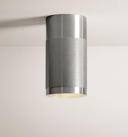 Thorup Copenhagen Patrone natynkowy spot sufitowy/downlight, niklowany mosiądz, 120 mm