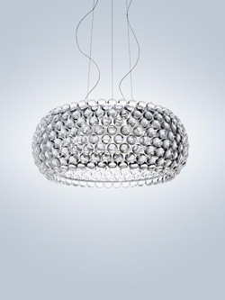 Caboche Plus Grande lampa wisząca LED, transparentna