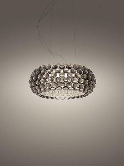 Caboche Plus Media lampa wisząca LED ściemniana, szara