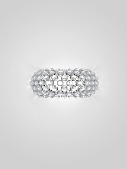 Lampa ścienna Caboche Plus Media, przezroczysta