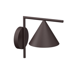 Captain Flint zewnętrzna lampa ścienna, brązowa