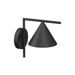 Captain Flint zewnętrzna lampa ścienna, czarna