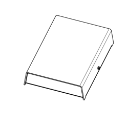 Compendium pendel roseta z driverem, biały