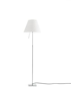 Costanza lampa podłogowa D13/D13tc, alu/biały