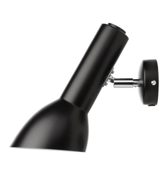 Oblique Kinkiet, czarny matowy