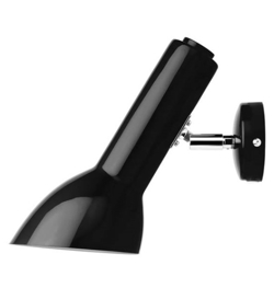 Oblique Kinkiet, czarny połysk