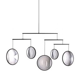 FOCUS X5 lampa wisząca, czarna