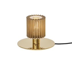 In The Sun 220 lampa stołowa, złota