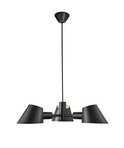 Stay 3-Spot pendel, czarny