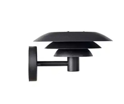 DL25 zewnętrzna lampa ścienna, czarna